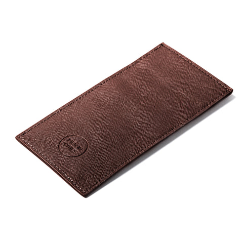 Brown Leather Breast Pocket Wallet