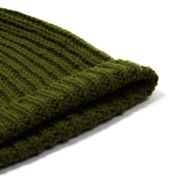 Army Green Cashmere Blend Beanie