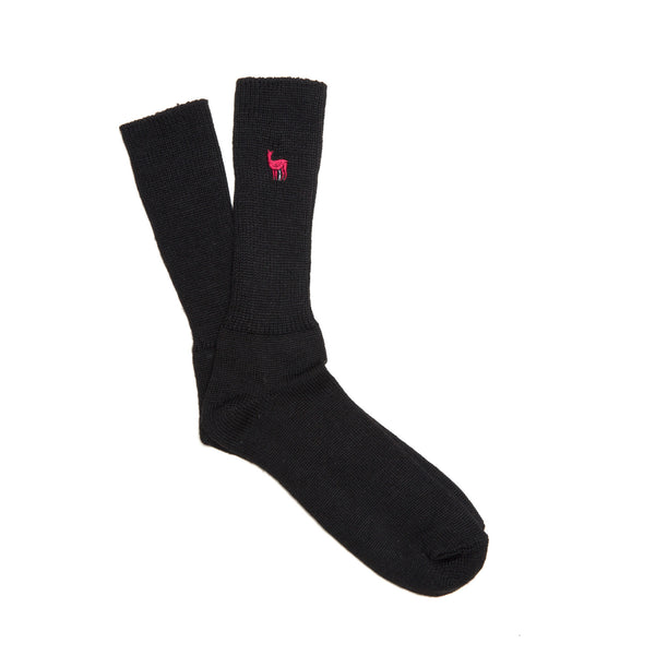 Black Alpaca Socks