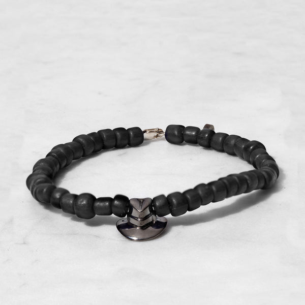 Oxidized Fedora Bracelet