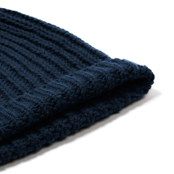 Blue Cashmere Blend Beanie