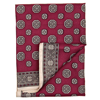 Burgundy French Cravat