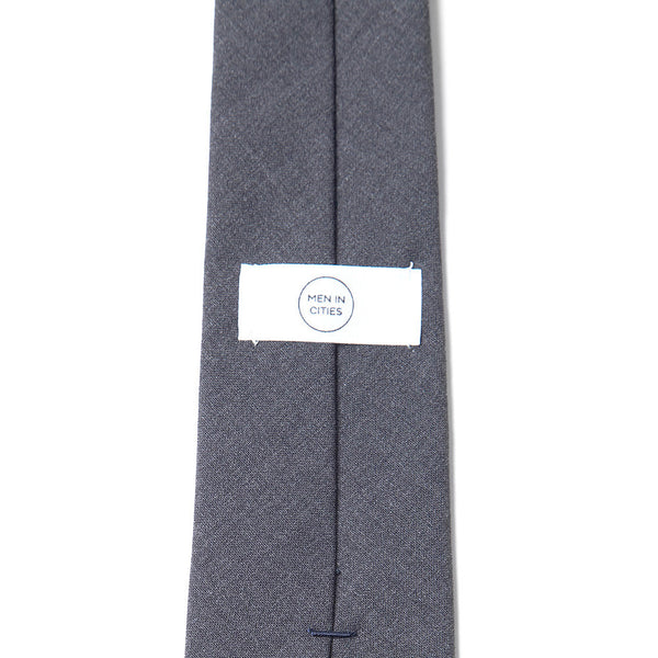 Charcoal Grey Wool Tie