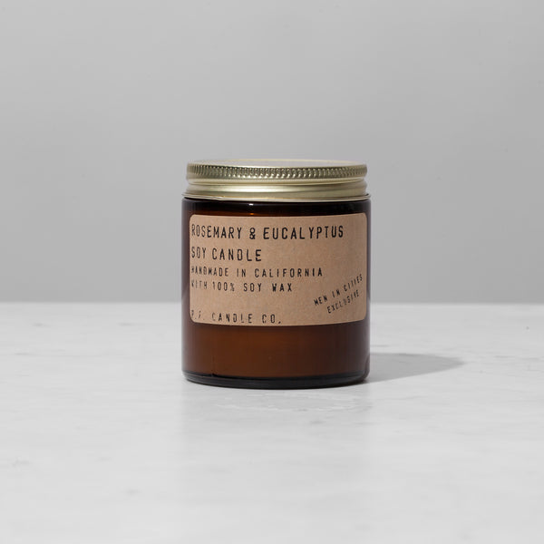 Rosemary & Eucalyptus Soy Travel Candle