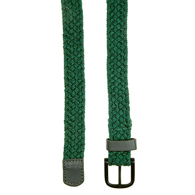 Green Two Tone Woven Cotton Belt