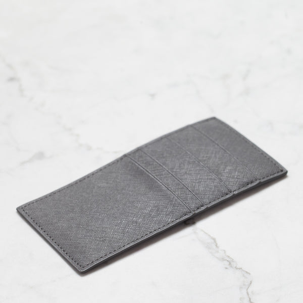 1927 Davy's Grey Leather Breast Pocket Wallet