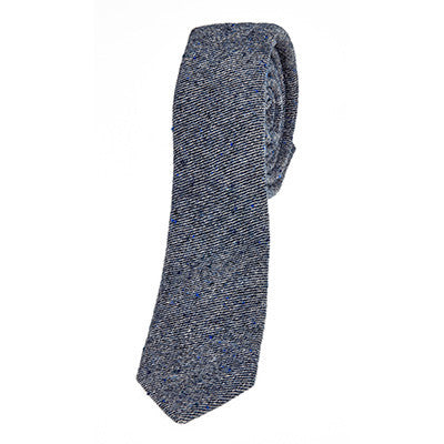 Grey Speckled Wool Tie