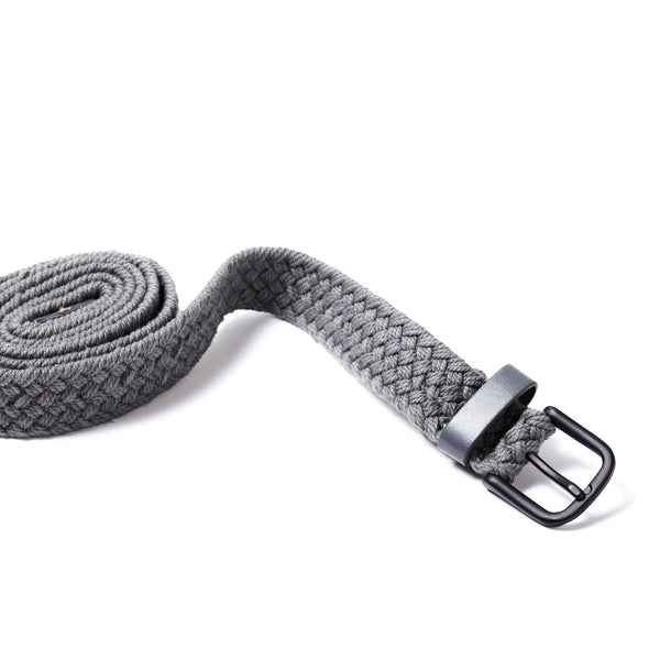 Grey Two Tone Woven Cotton Belt