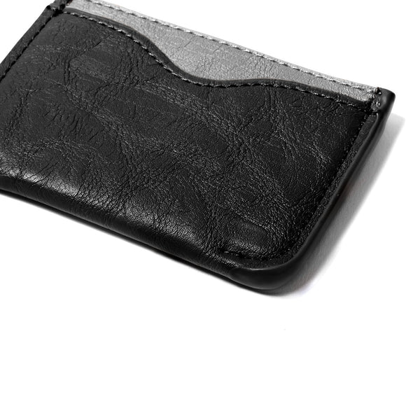Black/Grey Two Tone Leather Wallet