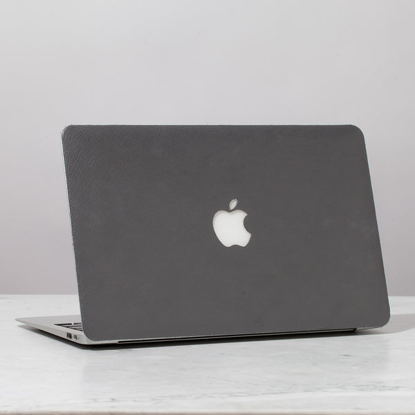 Macbook Pro Grey Leather Cover