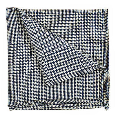 Houndstooth Wool Pocket Square