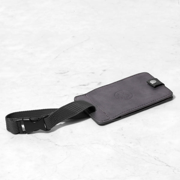 Grey Luggage Tag