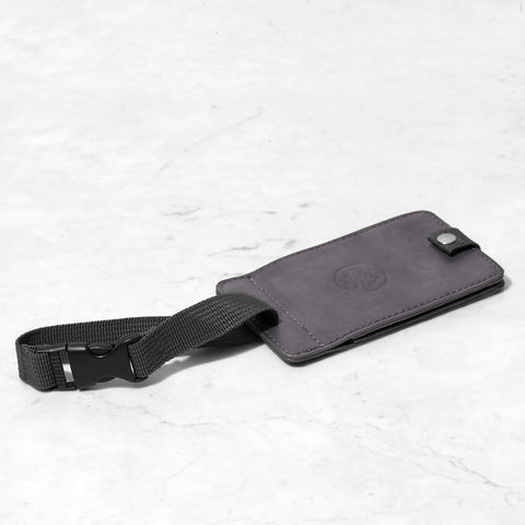 Grey Luggage Tag