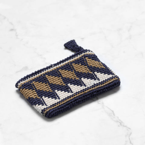 Handmade Peruvian Navy Wallet
