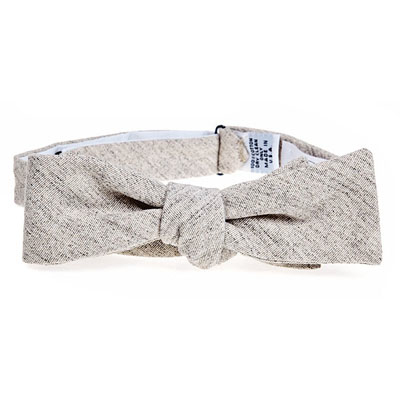 Shades of Beige Bow Tie