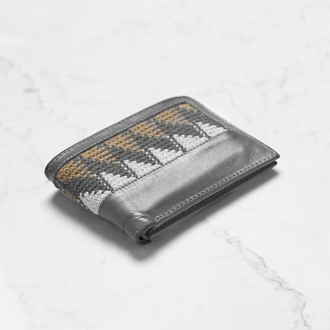 Grey Peruvian Leather Wallet