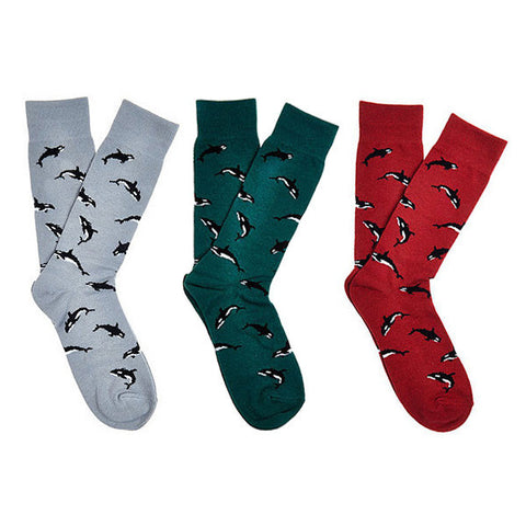 3 Pack Whale Dress Socks