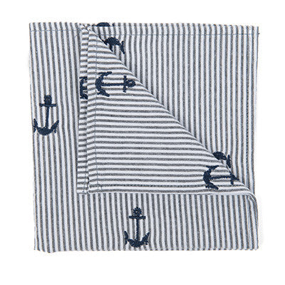 Anchor Pocket Square