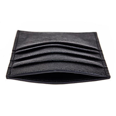 1927 Black Leather Breast Pocket Wallet