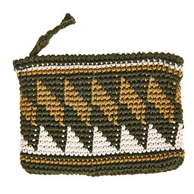 Handmade Peruvian Green Wallet