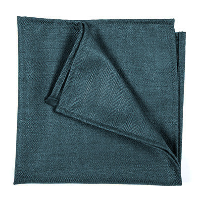 Jasper Herringbone Pocket Square