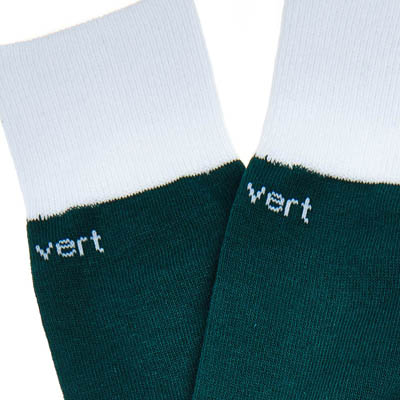 3 Pack Trilingual "Green" Dress Socks