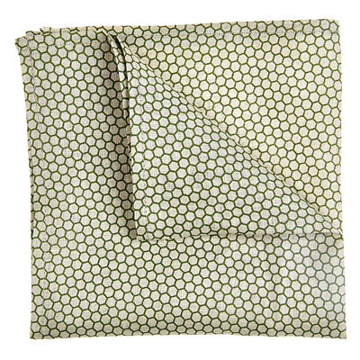 Art Deco Inspired Silk Pocket Square