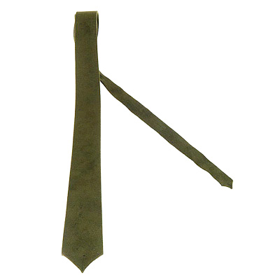 Moss Green Suede Tie