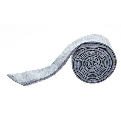 Grey Cotton Tie with Dots