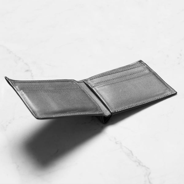 Grey Peruvian Leather Wallet