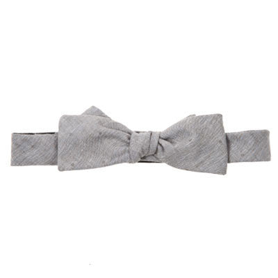 Grey Bow Tie with Dots