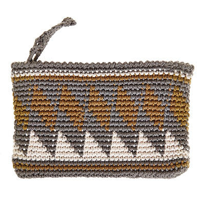 Handmade Peruvian Grey Wallet