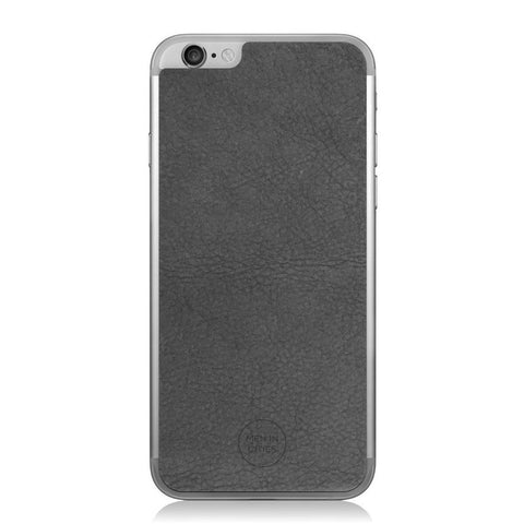 iPhone 6 Plus Grey Leather Cover