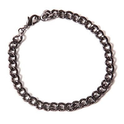 Black Link Chain Bracelet