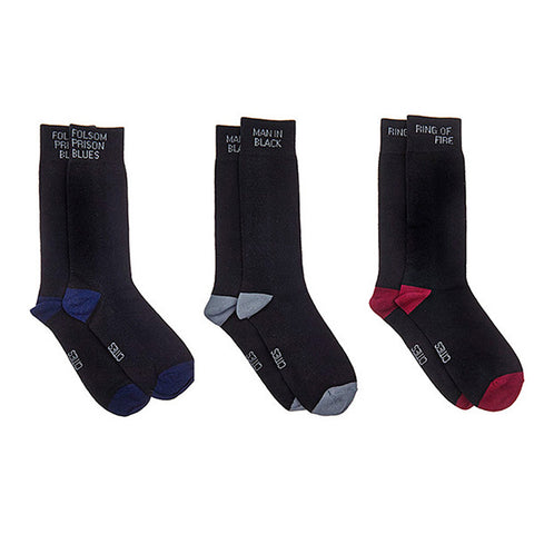 3 Pack The Man In Black Dress Socks