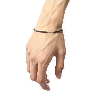 Oxidized Chain Bracelet