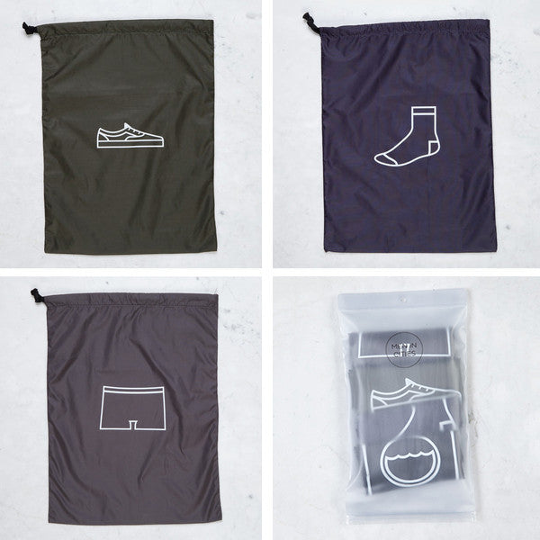 Men In Cities Travel Pack Bags (Set of 3)