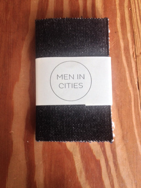 Mini Black Denim Notebook