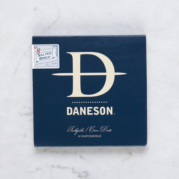 Daneson Toothpicks SALTED BIRCH Nº 8 - 4 bottles per pack