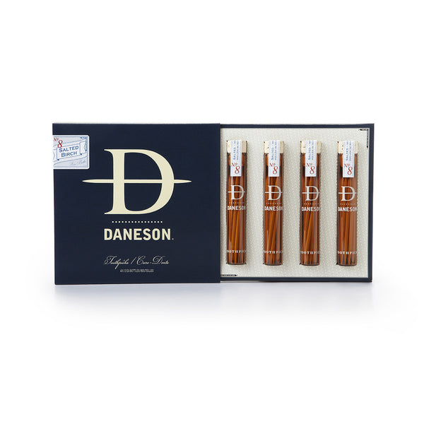 Daneson Toothpicks SALTED BIRCH Nº 8 - 4 bottles per pack
