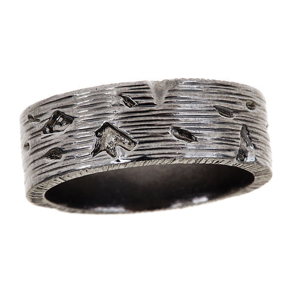 Antique Finished Textured Ring