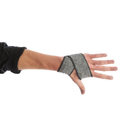 Japanese Grey Linen Warrior Gloves