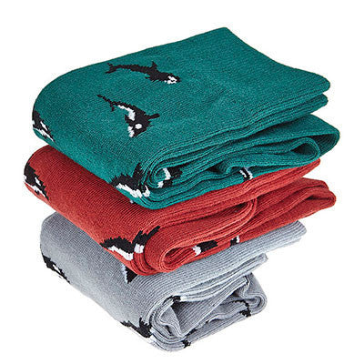 3 Pack Whale Dress Socks